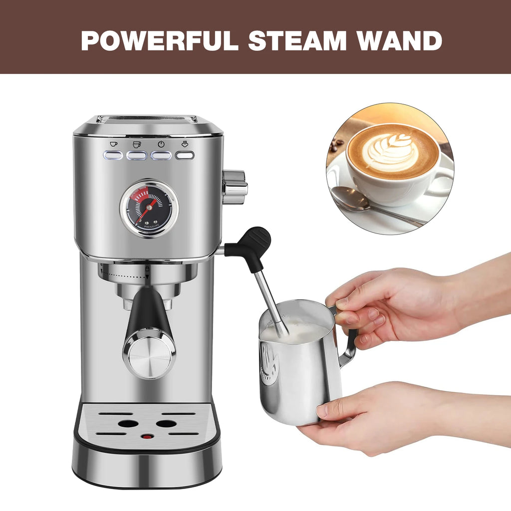 DOYOMI 20 Bar Espresso Machine, Professional Espresso Maker With Milk Frother