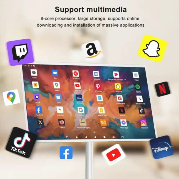 32-Inch 4K Movable Smart Touch Screen Tv
