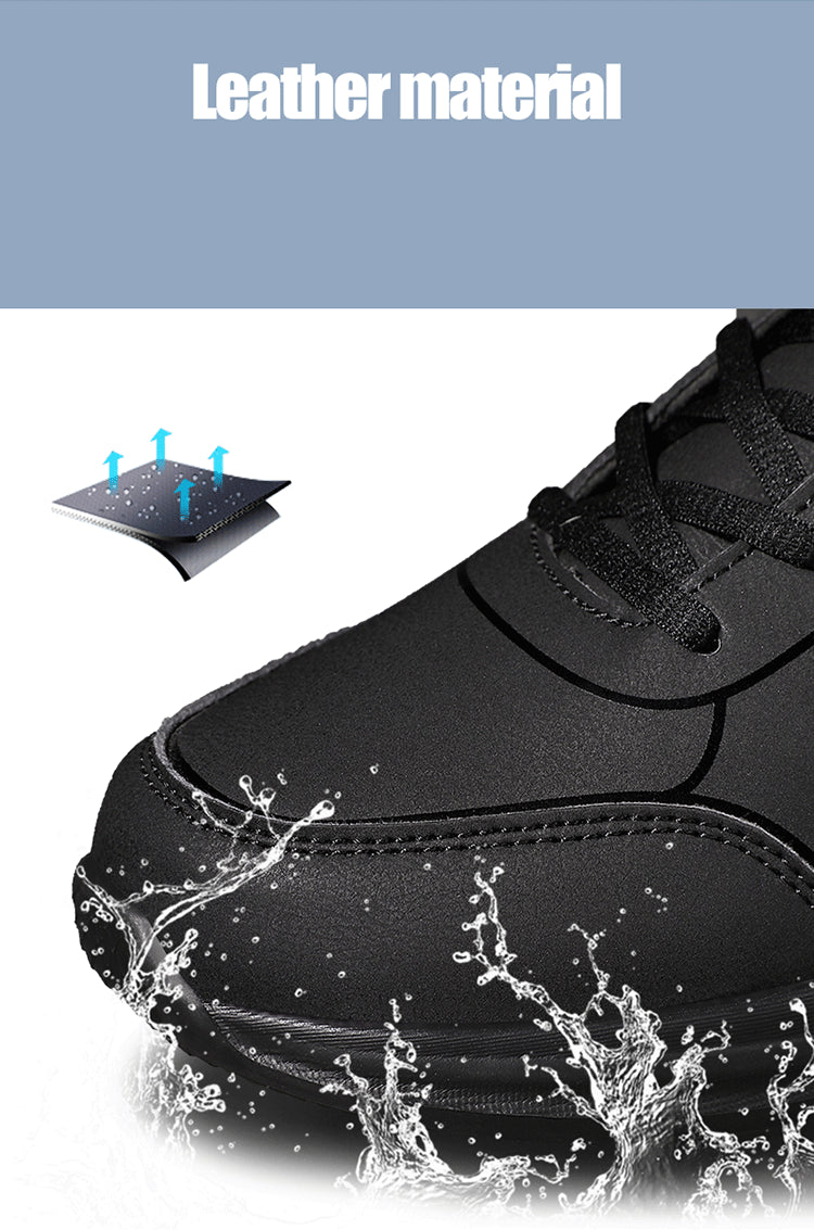 New Men Running Shoes Winter Warm Male Sneakers