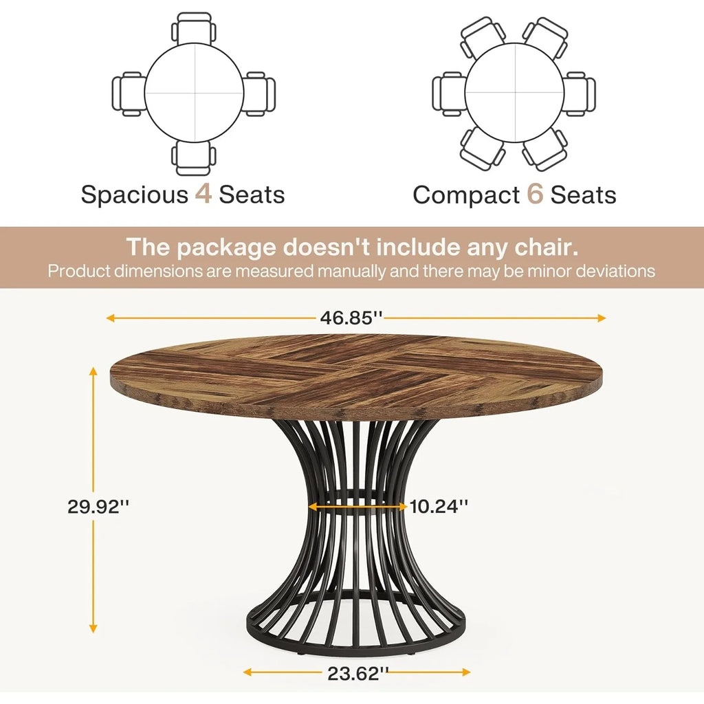 Round Conference Table for 47-Inch Conference Room Table