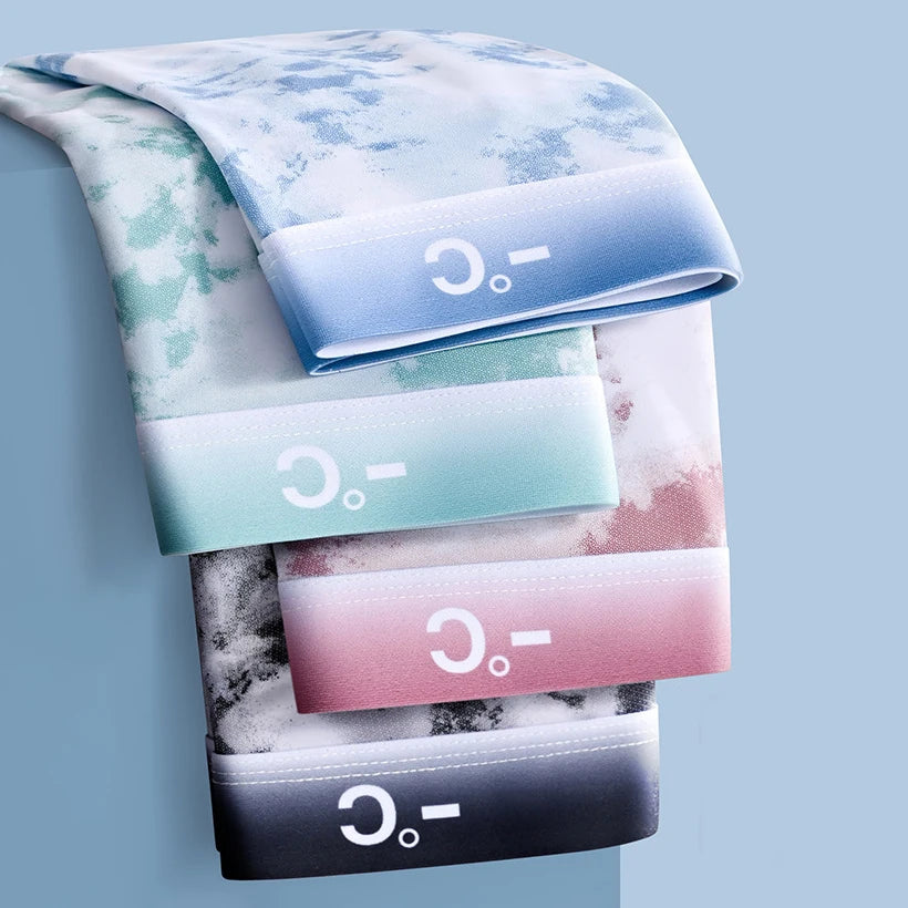4pcs Boxer Shorts Men's Ice Silk breathable Underwear