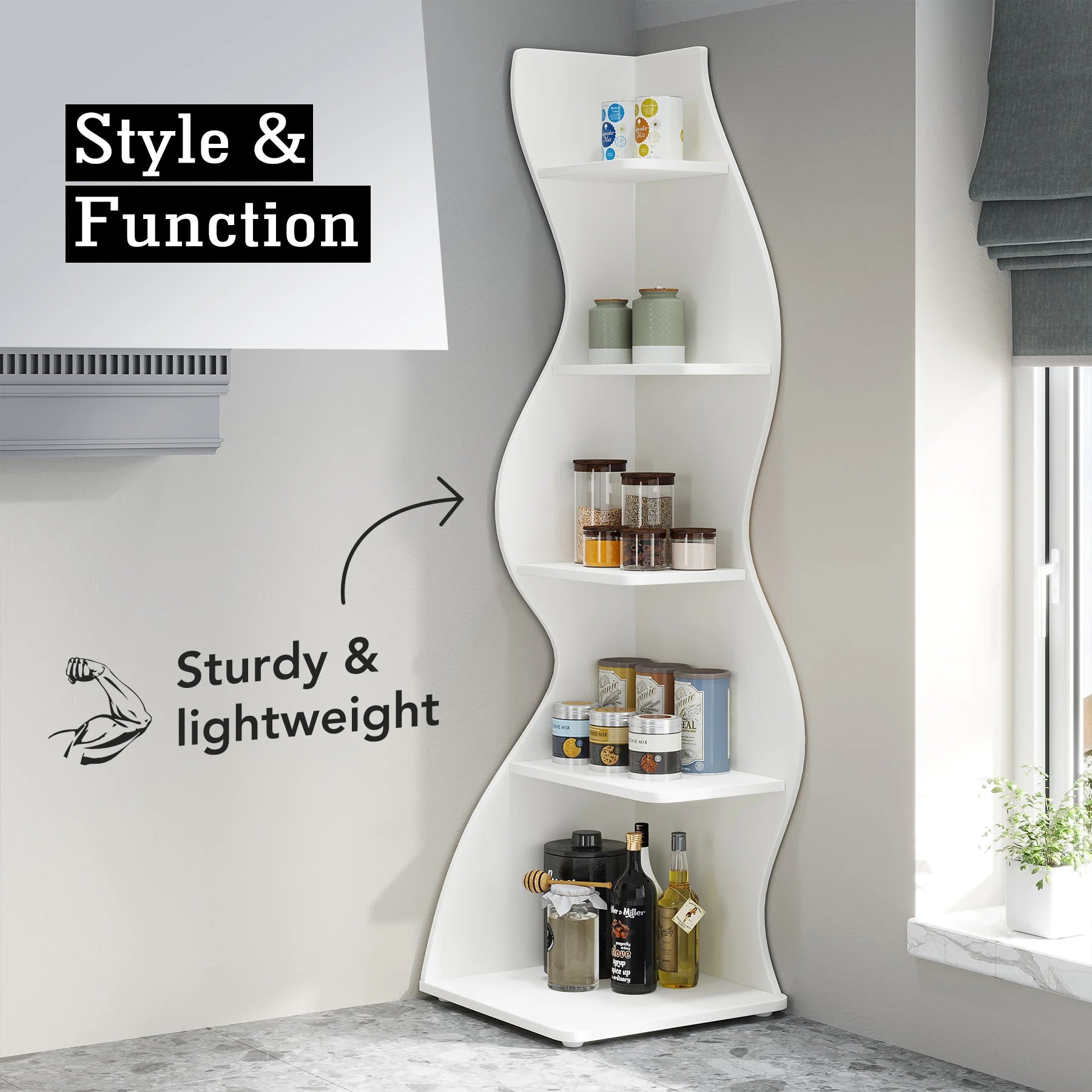 Tribe signs Corner Shelf