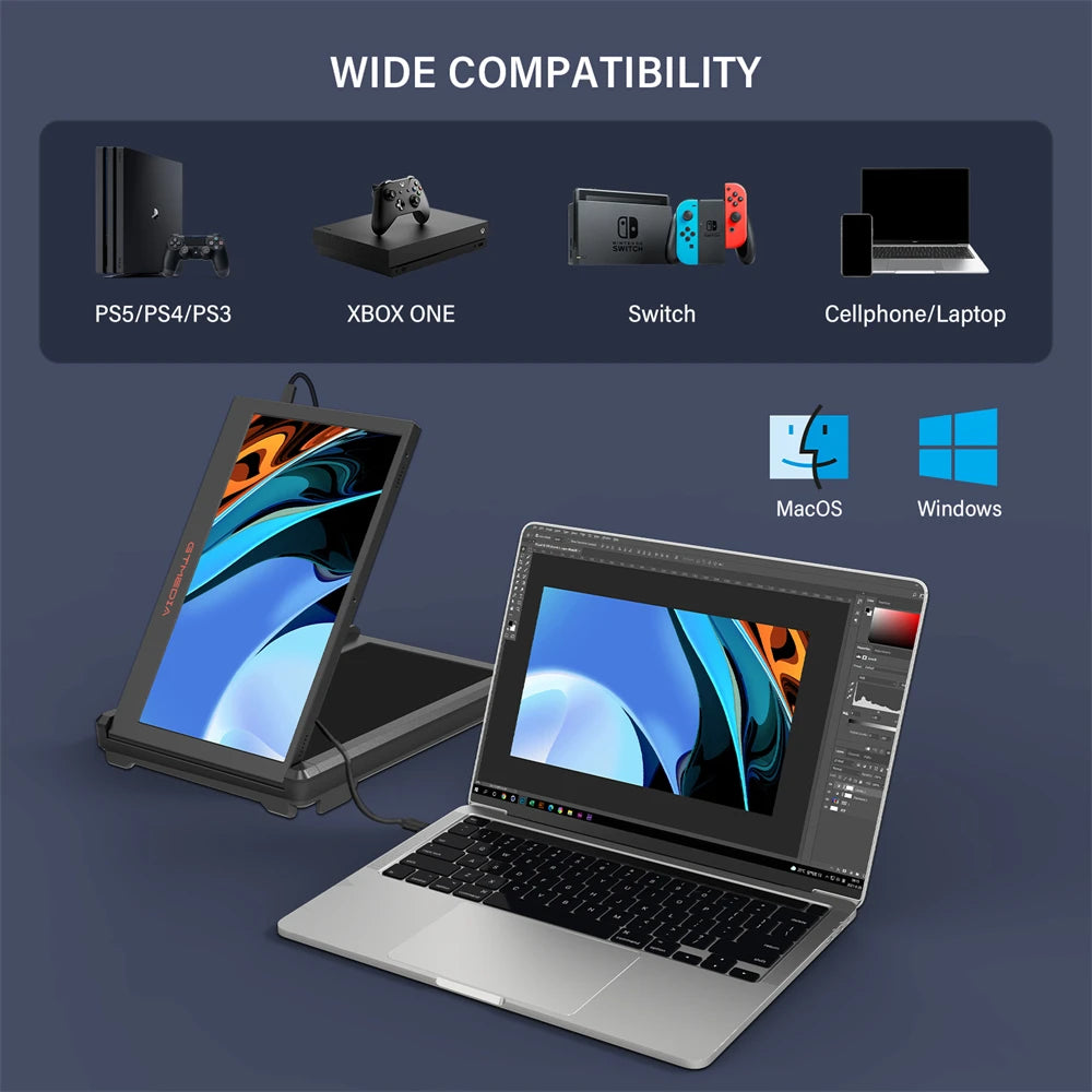 ECAMD Vivid View 11.6" Portable HDR Monitor