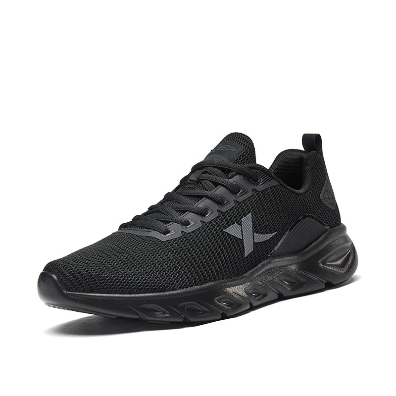 Xtep Running Shoes Men Breathable Mesh Shock Absorption Sports Shoes