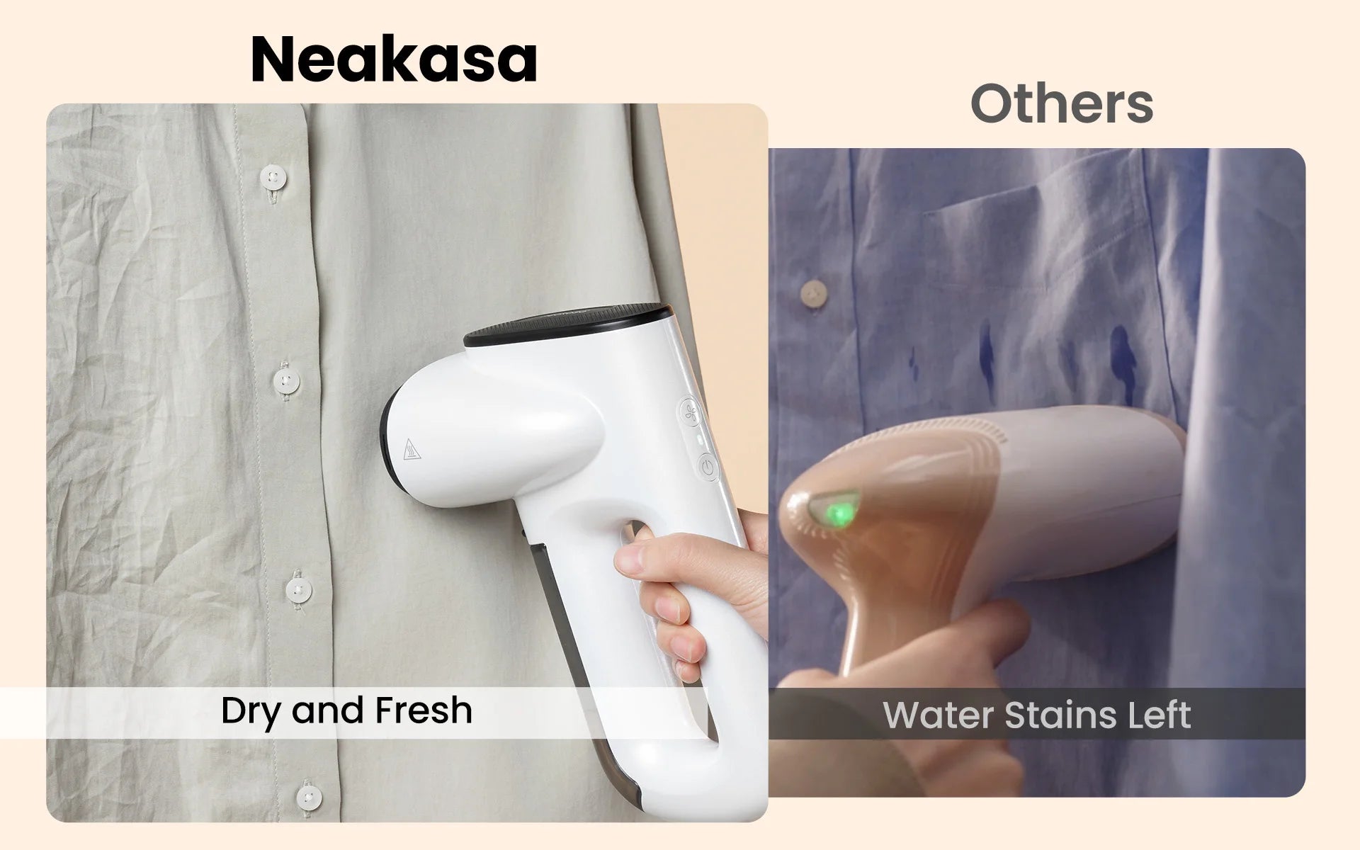 Neakasa Vacuum Steam Iron for Clothes