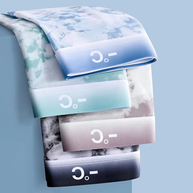 4pcs Boxer Shorts Men's Ice Silk breathable Underwear