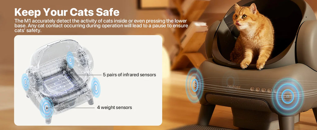 Smart Self-Cleaning Cat Litter Box – Odor-Free & App-Controlled