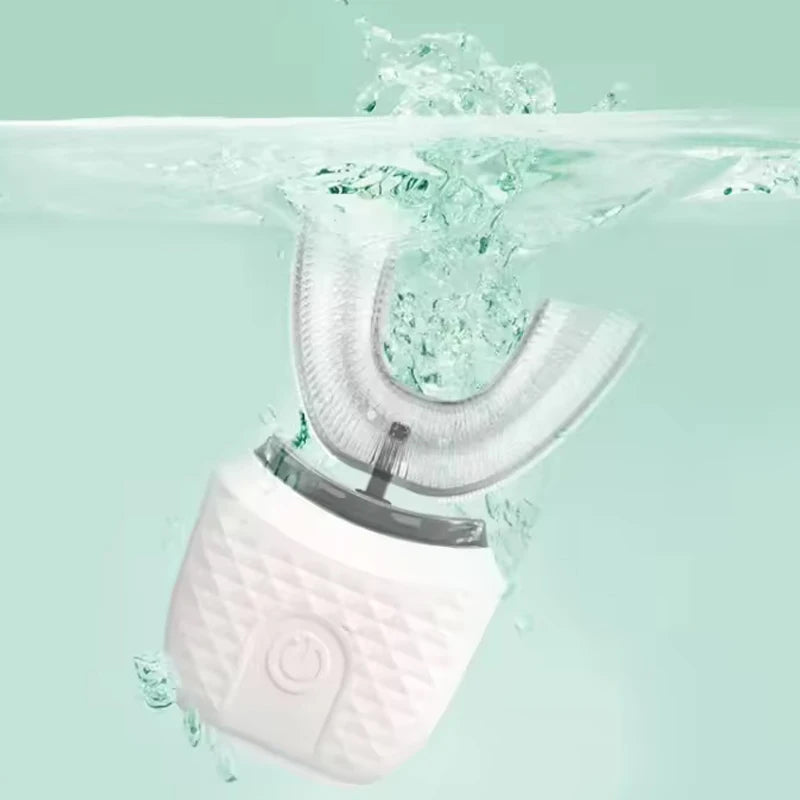 ✨ 360° Ultrasonic U-Shaped Electric Toothbrush