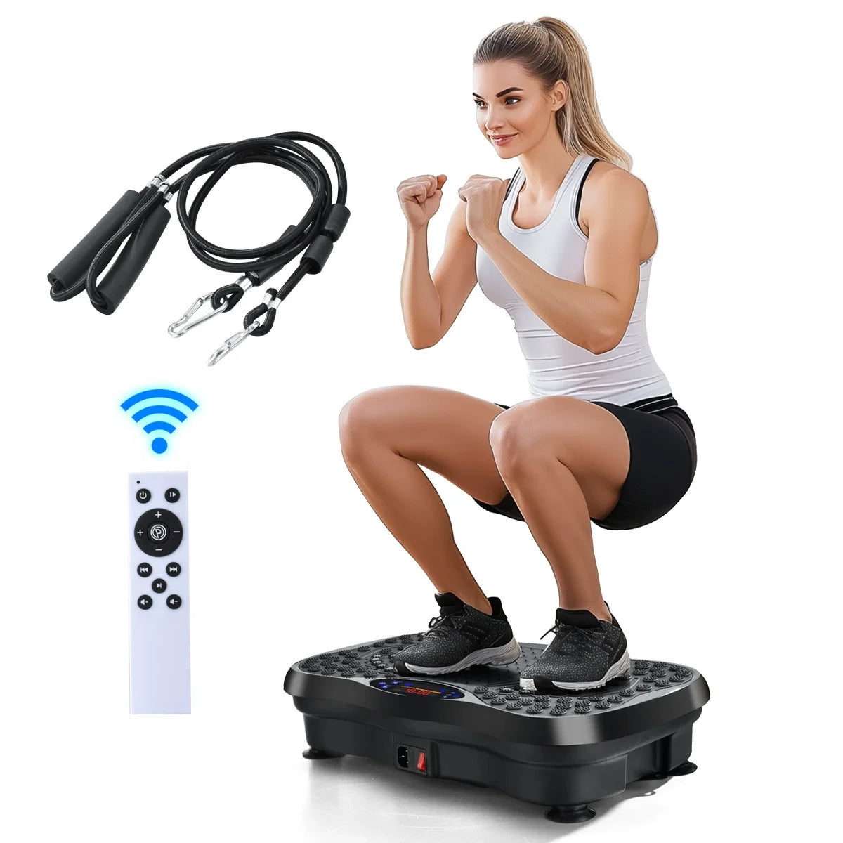 Vibrating Fat Shake,3D Vibration Plate Exercise Machine up to 120 KG support