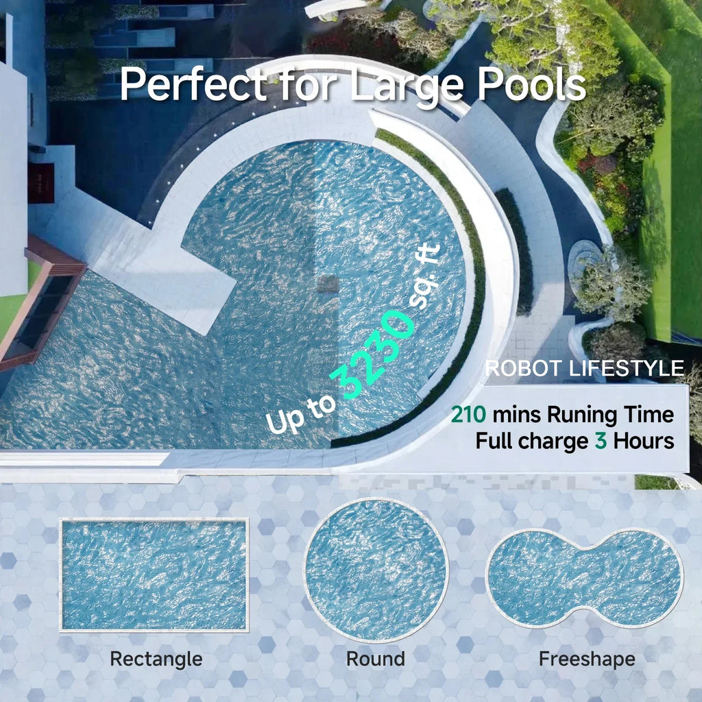 S2 Pro Robotic Pool Cleaner