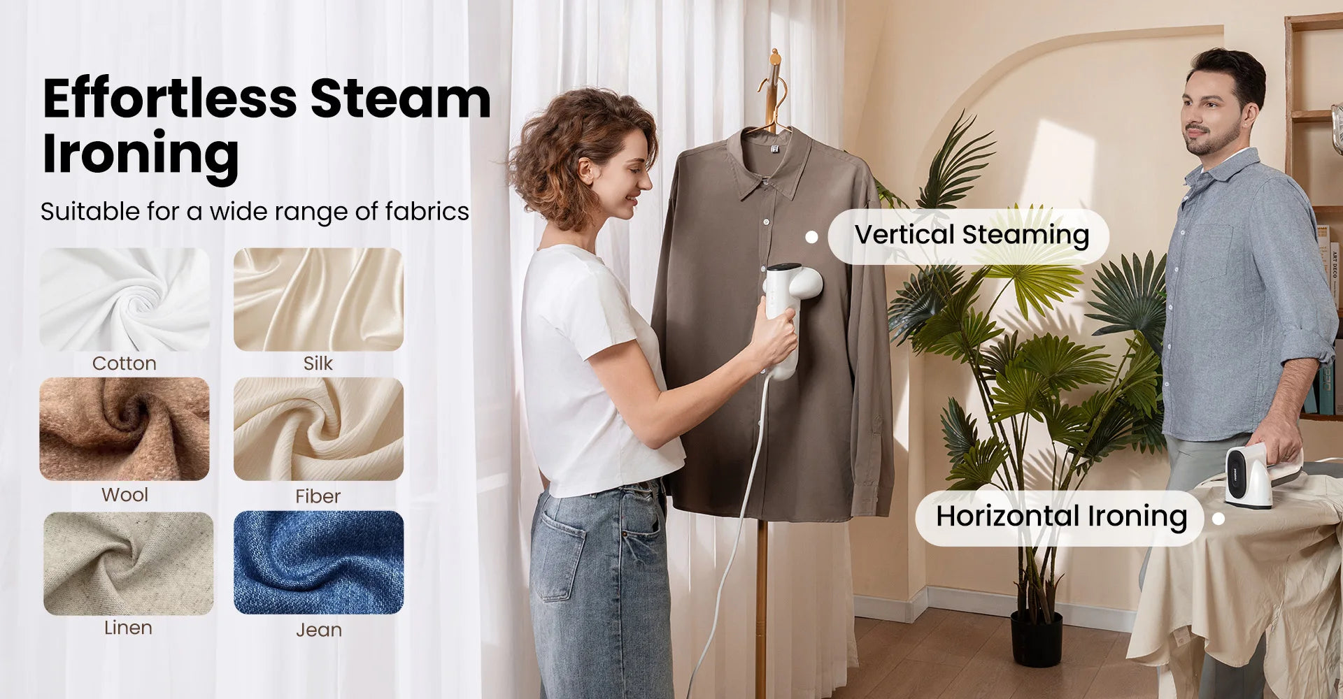 Neakasa Vacuum Steam Iron for Clothes