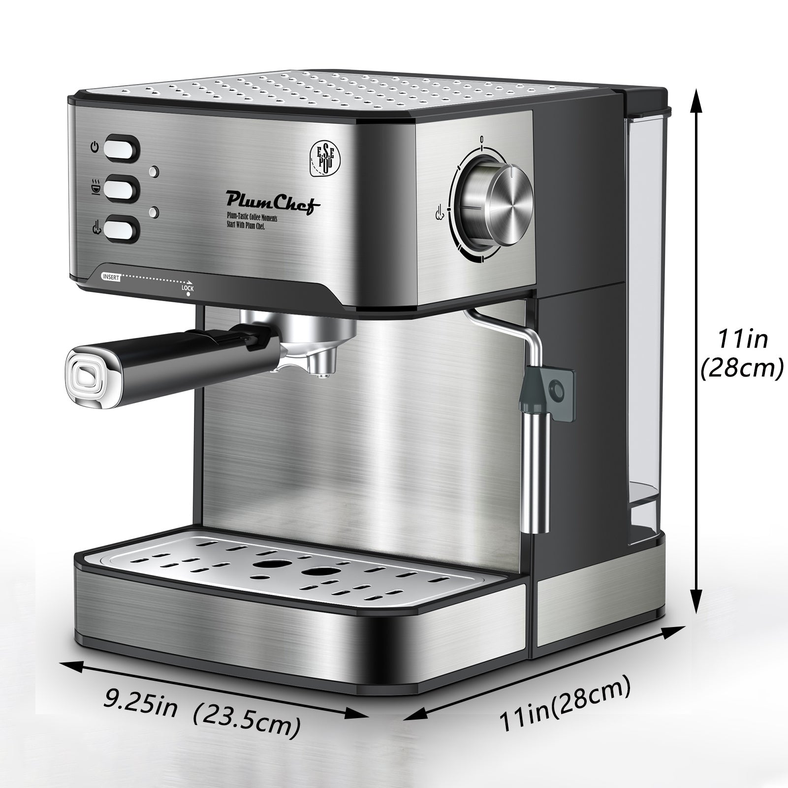 20 Bar Professional Espresso Machine With Milk Frothier