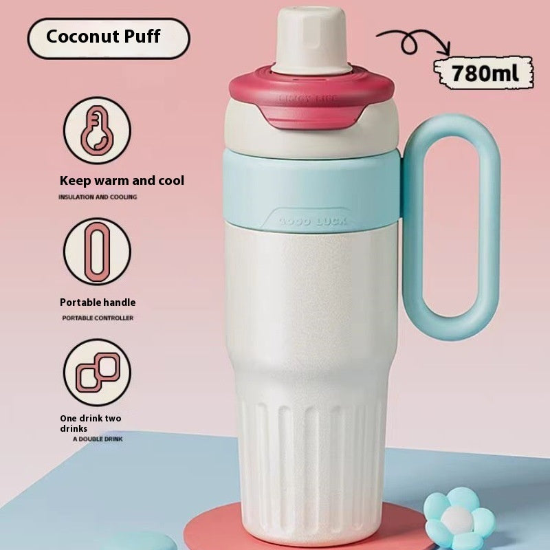 780ml Gradient Double Drink Thermal bottle