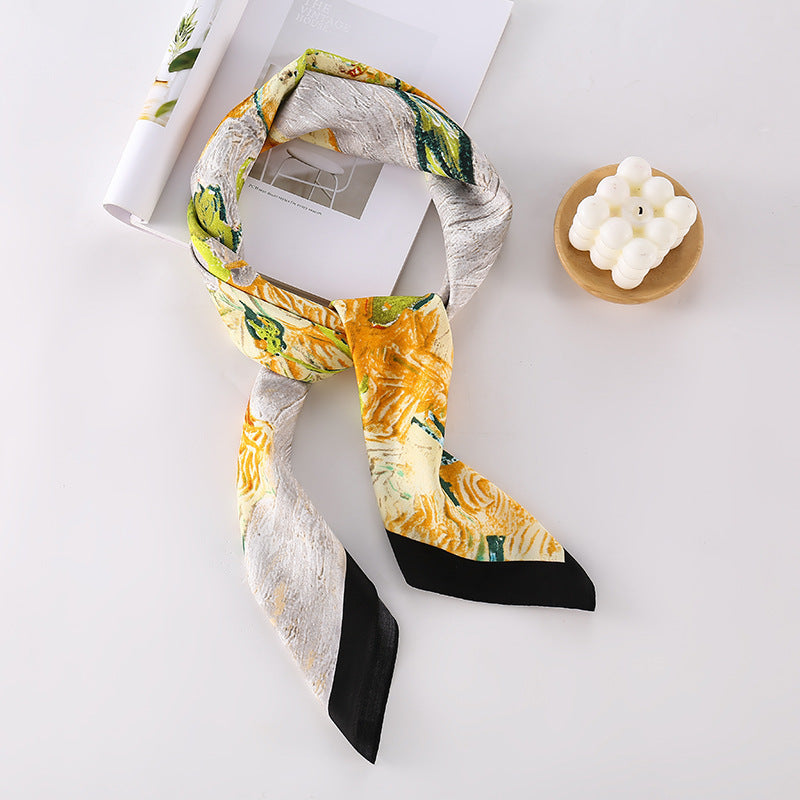 Scarlet Elegance Mesh Scarf