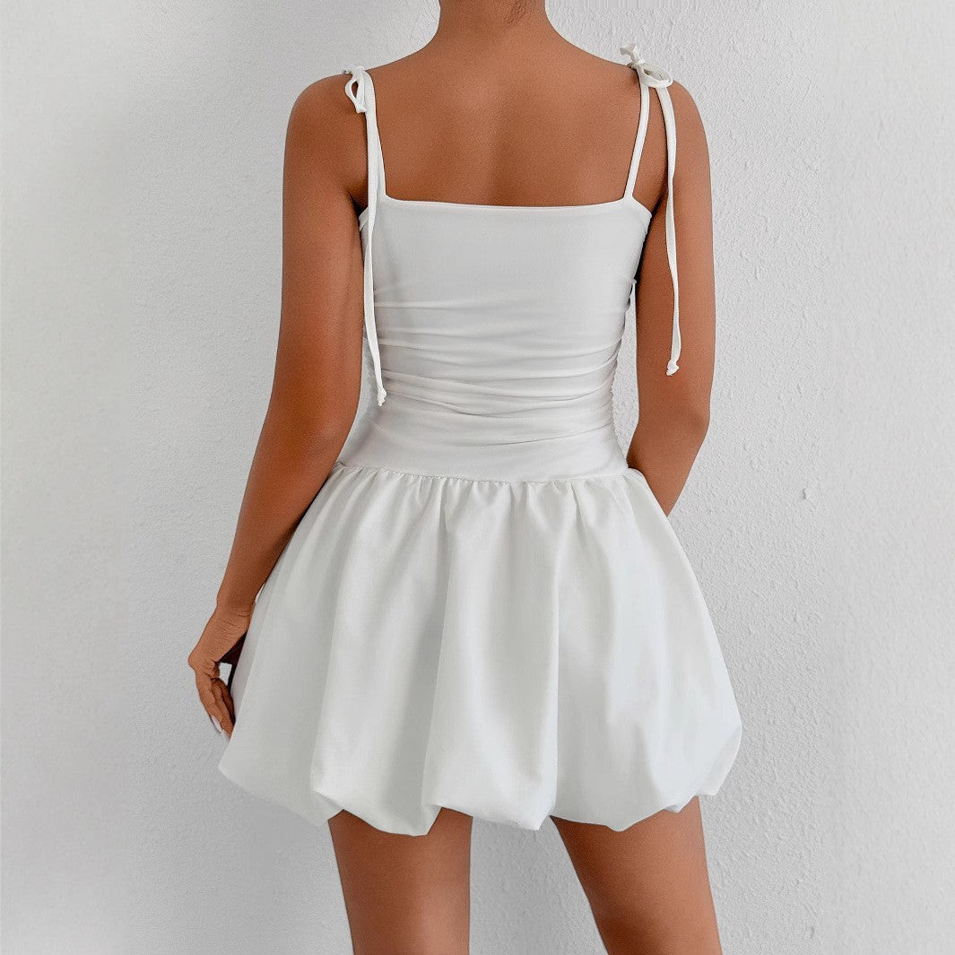 European And American Style Slim Strap Tube Top