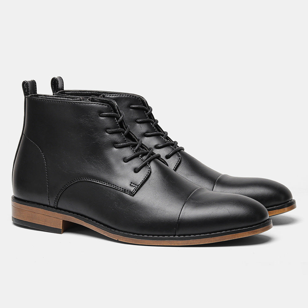 Men's leather boots