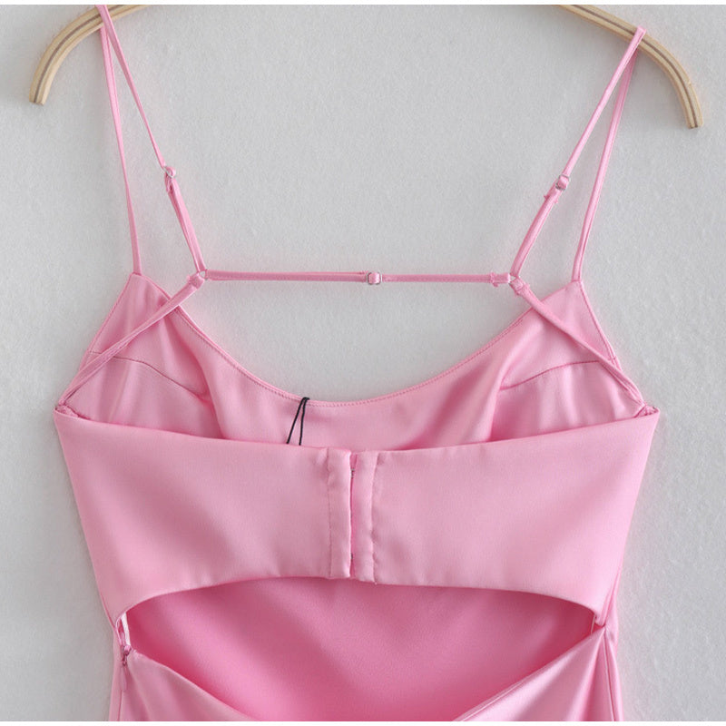 Elegant Satin Cami Dress