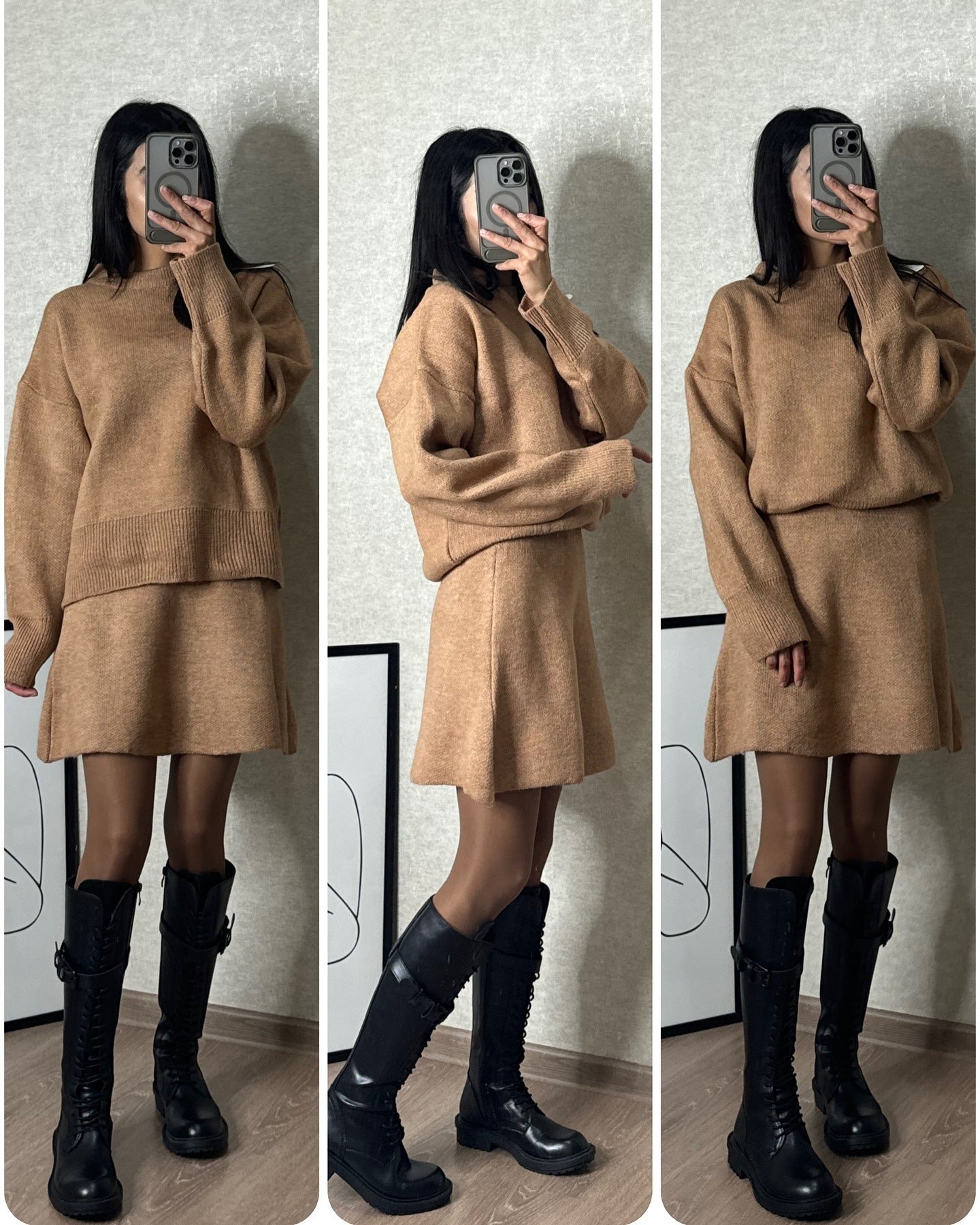 Cozy Chic Two-Piece Knit Set – Effortlessly Cool, Undeniably Elegant