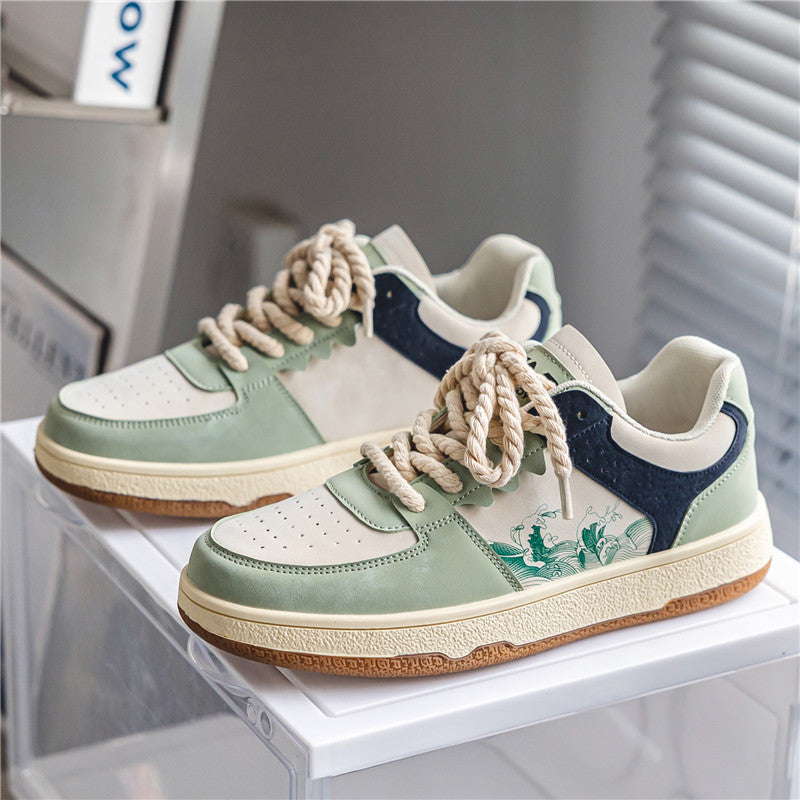 Men’s Lace-Up Casual Sneakers