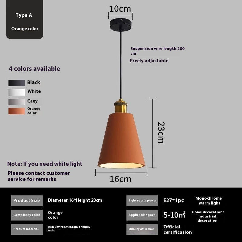 Simple Chandelier Dining Table Bar Lamp