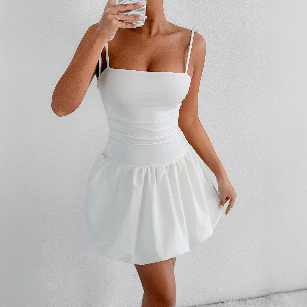 European And American Style Slim Strap Tube Top
