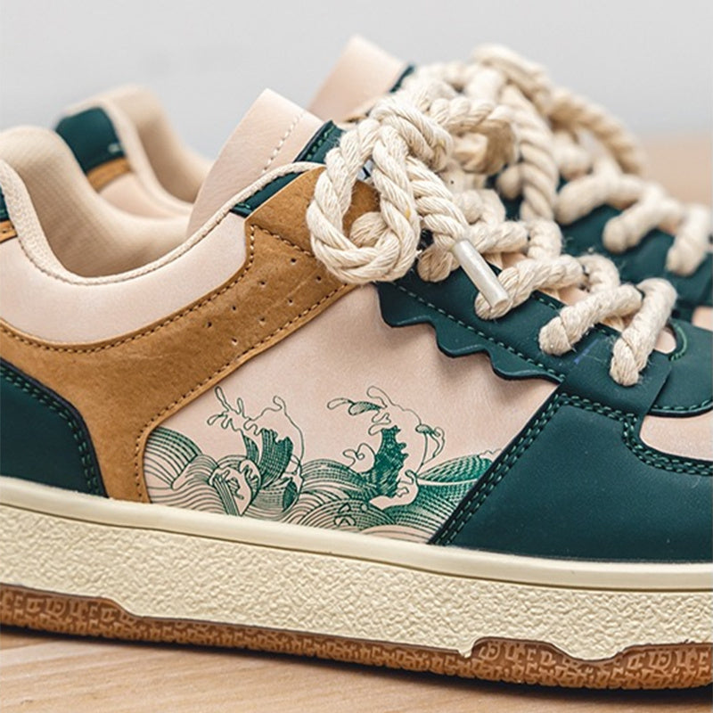 Men’s Lace-Up Casual Sneakers