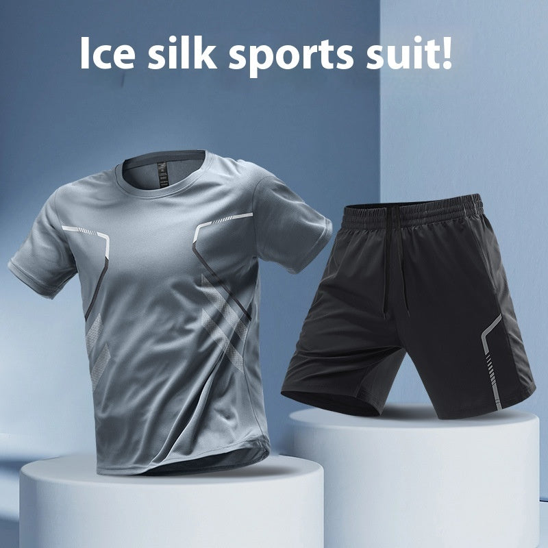 Men's sports T-shirts and shorts
