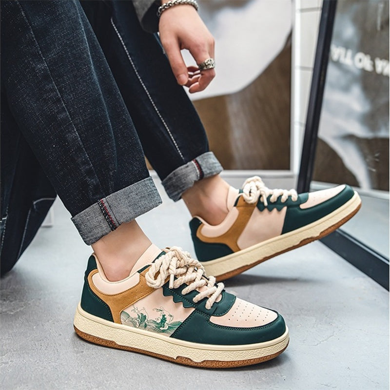 Men’s Lace-Up Casual Sneakers