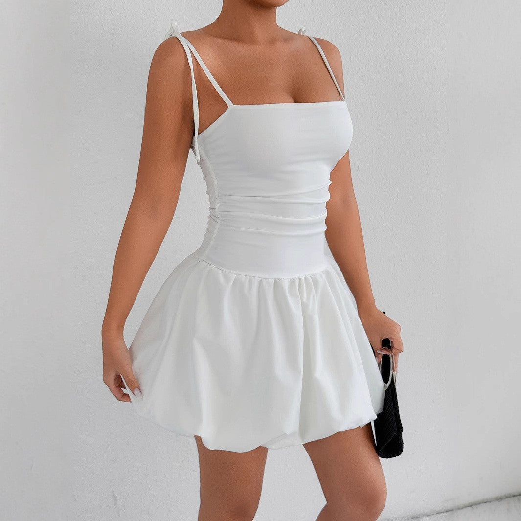 European And American Style Slim Strap Tube Top