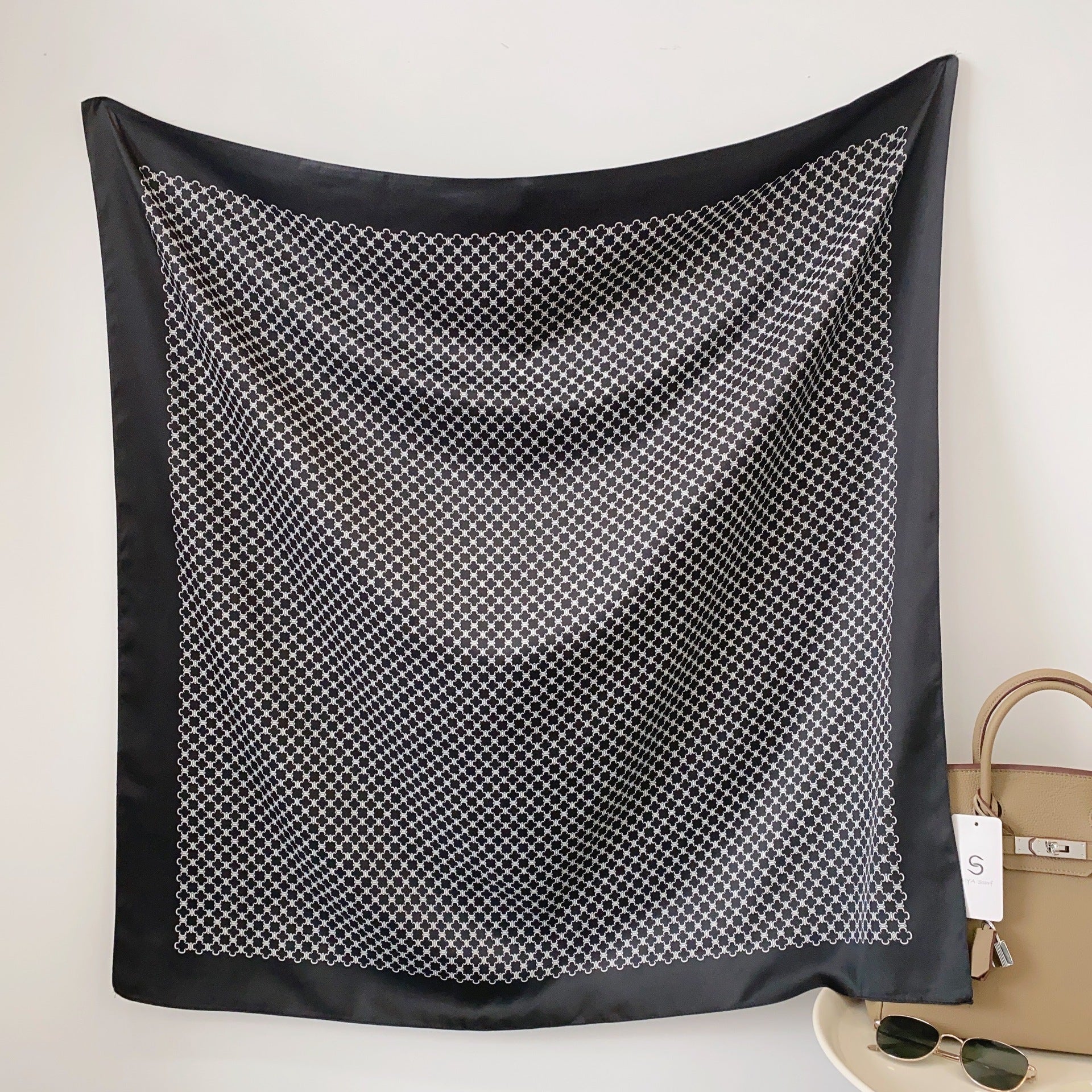 Scarlet Elegance Mesh Scarf