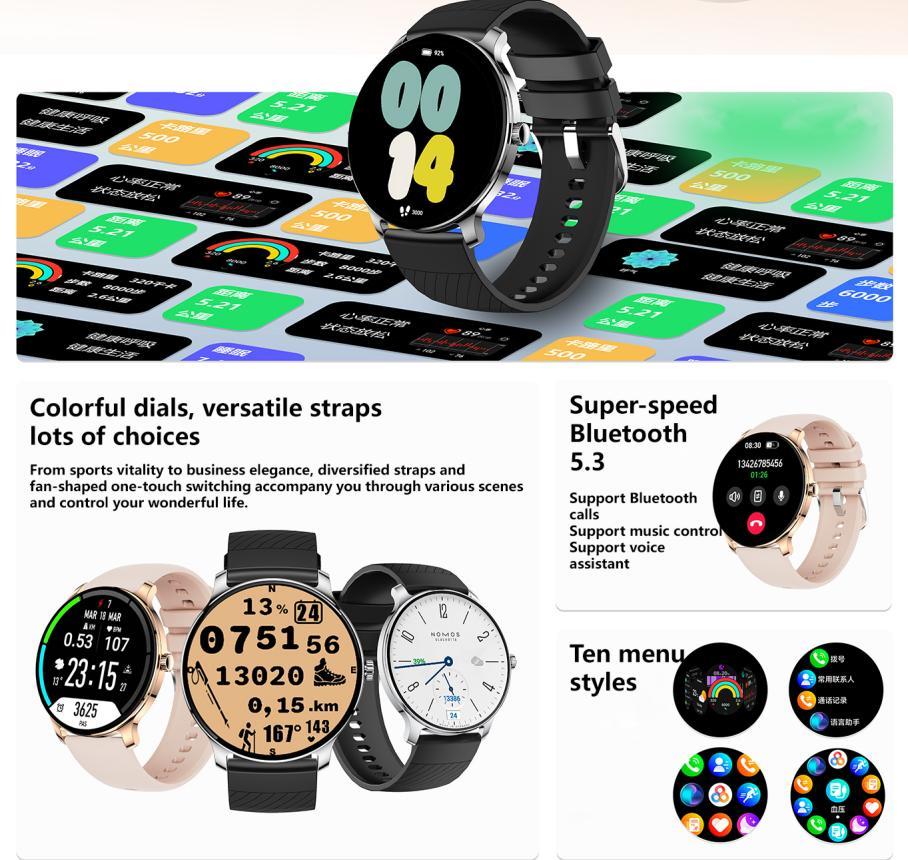 Ultra Slim Smart Watch for Men and Women